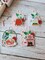 Buttons Galore Flatback Embellishments for Crafts - Candy Canes - 21 Pieces